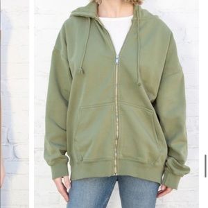 Brandy Melville Oversized Green Sweatshirt
